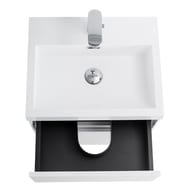 Тумба под раковину BelBagno PIETRA MINI (500х400х615) 2 ящика, Bianco Lucido MINI-500AS-2C-SO-BL