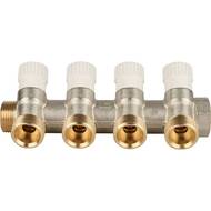 Коллектор распределительный STOUT 3/4", 4 отвода 3/4"ЕК SMB 6851 343404