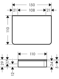 Axor Universal ������� 150��, ������/������������ ������ 42840990