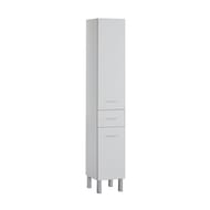 Пенал Aquanet Верона 35 R (350х2000х339) напольный, 1 ящик, 2 дверцы, белый акрил 178970