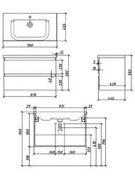 ����� ��� �������� Caprigo ����� 90 ���� 870�582�446 ���������, 2 ����� 36113-SF028