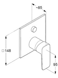 ��������� KLUDI PURE&STYLE ��� �����/����, ������������, �����. �����, ���� 407590575