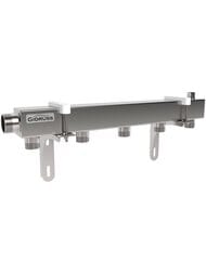 Распределительный коллектор Gidruss DMSS-32-25x5, магистраль 1 1/4", 5 контура 1", воздухоотвод 1/2 — миниатюра 1