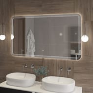 Зеркало настенное Cezares Duet 1400x800x30 подсветка, сенсор, диммер CZR-SPC-DUET-1400-800-LED-TCH