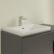Раковина накладная Villeroy&Boch Subway 3.0 600х470х170, перелив, отв. под смеситель, белый 4A706G01