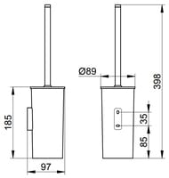 ����� ��� ������� Keuco Moll ���������, ����/�������� 12764010101