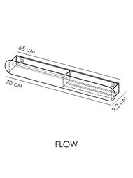 ����� FLOW Round Double 700�92�90 ���������, ������������������ �����, ������ Fl-ro-d70�-�