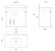      m bianco carrara Devon&Devon Epoque DEEPOQUEMCACR 1000597965 ,/