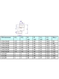 ���������� VALTEC 1/2"� x 1/2"�, 30 ��, VTr.094.N.04030