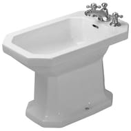 Биде напольное DURAVIT 1930 355х600х390 с отверстием под смеситель и переливом 0267100000