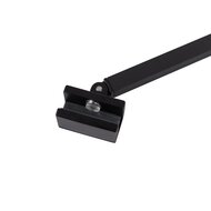 Душевая перегородка CEZARES LIBERTA-L-1-TB-90-GR-NERO (900х1950) стекло графит, профиль черный