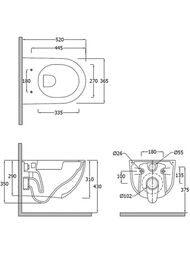 ������ ��������� KLUDI RESA D 520�365�350 ������������, ���� Tornado, ����� 24WCW0243