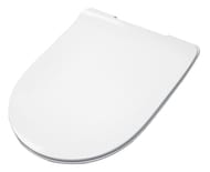 Крышка-сиденье ArtCeram File 2.0 slim, с микролифтом, петли хром, цвет: белый глянец FLA014 01