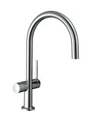 Смеситель Hansgrohe Talis M54 для кухни 220 с запорным вентилем, 1jet хром 72805000 — миниатюра 1