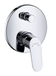 Смеситель для ванны/душа Hansgrohe Focus однозахватный, встраиваемый, цвет: хром 31945000