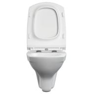 Унитаз подвесной Cersanit CARINA XL Clean On (535х345х355) безободковый, сиденье Slim Lift S-MZ-CARINA-XL-COn-S-DL-w