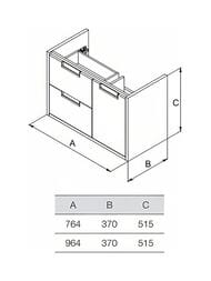 ����� ��� �������� Roca Etna 80, 764x370x515 ����� ����. 857301806
