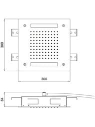 ������� ��� Almar 300�300 ��, ������������, 1 �����, ������������, ����. ����� Mirror E044172.MS