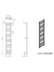 GROTA ESTRO  ""  300x1800 ., ., /. . D-1/2"