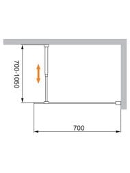 ������� ����������� CEZARES LIBERTA (700�1950) L-1-70-C-NERO ������ �����., ������� ������, 1 ���� LIBERTA-70-C-PACK+LIBERTA-75/105-SET-NERO