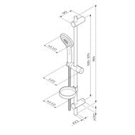 ������� �������� AM.PM Spirit F0170064 ����� 5 ������� d-110��, ������ 900��, ����� 1750��