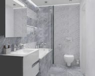 Керамогранитная плитка VITRA Marmori (300х600х9) дымчатый серый, матовая K946543R (кв.м.)