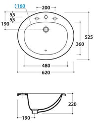 �������� Globo Grace (620�520�140) ������������, � ���������� ��� ���������, ����� VA016BI