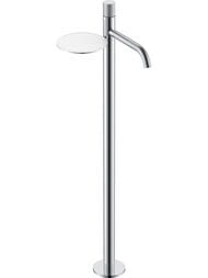 Смеситель Boheme Stick 120-CRCR.4 для раковины, напольный, однозахватный, ручка spirale, хром — миниатюра 1