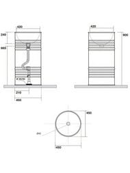�������� Kerasan Artwork Barrel 4742K31 ���������������, ��� ���. ��� ���������, ������ �������