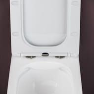 Унитаз подвесной Ceramicanova Metric 510х345х340 безободковый, сиденье микролифт, крепеж CN3007