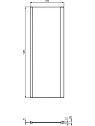 ������� ������ Ideal Standard CONNECT 2 L (750�1950) ������� ����� ������, ������ ���������� K9298V3