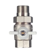 Кран с американкой 3/4"ВН VALTEC BASE белая бабочка VT.227.NW.05