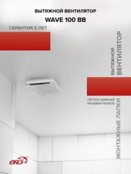 ���������� ERA WAVE D100 ���������, 100 �3/�, 25 ��, ��������� BB, �����, WAVE 100 BB