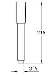 ������ ��� Grohe Sena Stick 1 �����, ������������ ������� ����, ���� 26465000