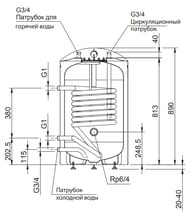 ������ ���������� ������� STOUT ��������� 100� (930�570�570) 24���  SWH-1110-000100