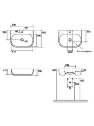 �������� ��������� Kerasan Nolita 534001*1 500�450�150 � ���������� ��� ��������, ����� ������