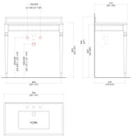       NERO MARQUINHA Devon&Devon Claridge DECLARINMACR (920510) , /