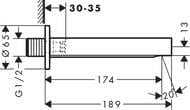 ����� Hansgrohe Finoris 76410000 �� ����� 174��, ��������� ������, ����