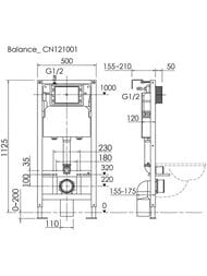 �������� ��������� ������ Play Rimless+������� ����������� Balance, ������ Circle, ���� ��������� CN3001_121001CH