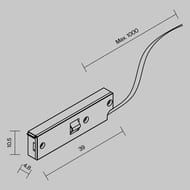 ���� ������� Maytoni Levity (������) TRA184B-1B-100, IP20, ������