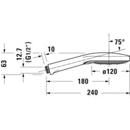    Duravit UV0652017010 MinusFlow, 3 ,  9 /., /