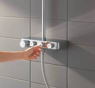 Душевая система Grohe Euphoria SmartControl 310 DUO Cube 26508000 термостат, настенный монтаж, хром