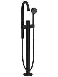 Смеситель Axor One 48440670 для ванны, напольный, однорычажный, ручной душ, матовый черный — миниатюра 1