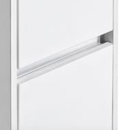 %Шкаф-колонна подвесная AQUATON Стоун 1A228403SX01R 300x270x1608 правый, 2 дверцы, белый глянец