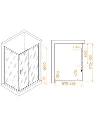 ������� ������ RGW Passage PA-245 (1200�900�1900) ������ 6�� ����������/���� 410824592-11