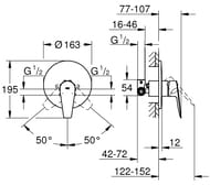    Grohe BauEdge 29078001 ,  . , , 