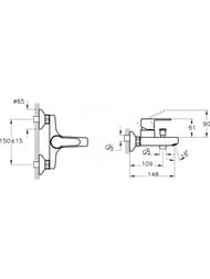 ��������� ��� �����/���� Vitra Win S ���������, �������������, �������� ����� 110��, ���� A42676EXP
