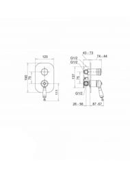 ��������� ��� �����/���� Migliore OXFORD �����.�������, 4 ���, ����� �����, ������ ML.OXF-6332.BI.BR
