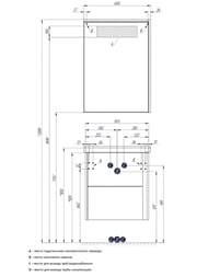 ������! ���������� ���� AQUATON ����� 60 1A231502SX010 600x150x833 ���������, 1 ������, ����� ������