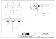 ��������� Gessi Inciso 58190.713 ��� �����������, ������������, ����� 210��, ������� �����, ������